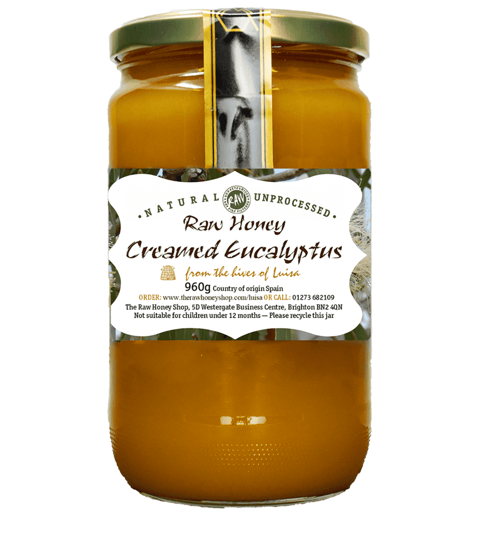 Pot de miel cru crémeux - Forêt –