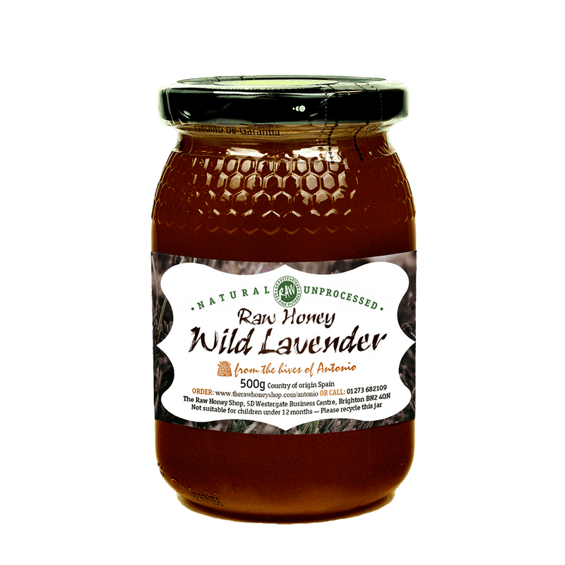 Antonio's Certified Organic Raw Wild Lavender Honey