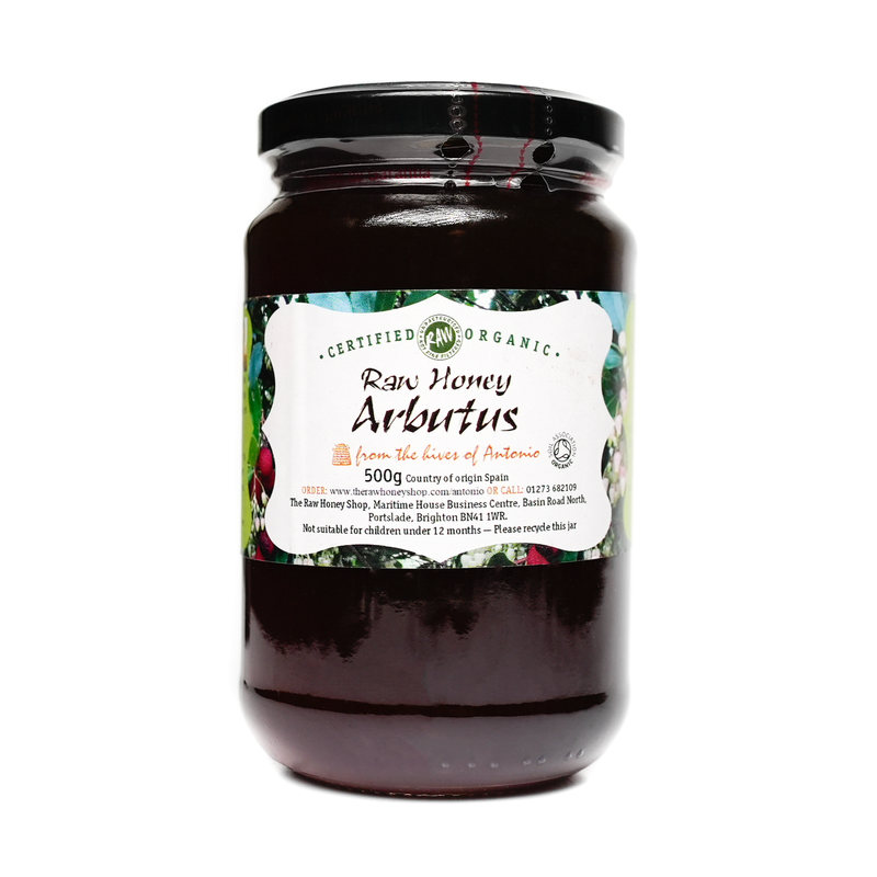 Antonio's Raw Certified Organic Arbutus Honey - 500g