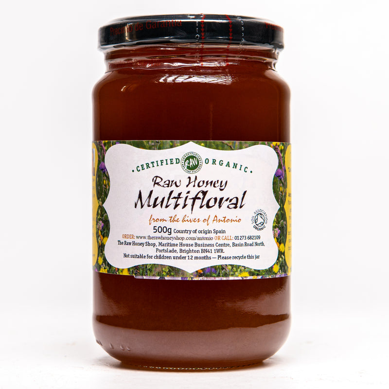 Raw Organic Multifloral Honey - Certified Organic