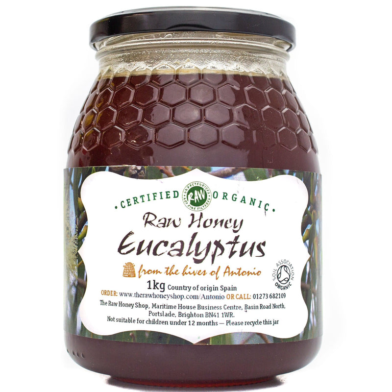 Raw Organic Eucalyptus Honey Certified Organic - 1kg - Sale