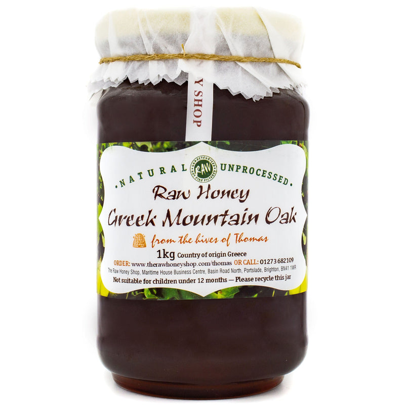 Artisan Raw Greek Mountain Oak Honey