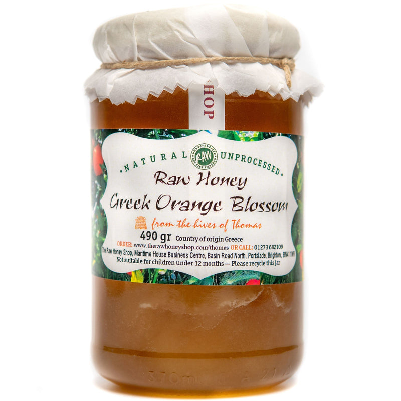 Artisan Raw Certified Organic Greek Orange Blossom Honey
