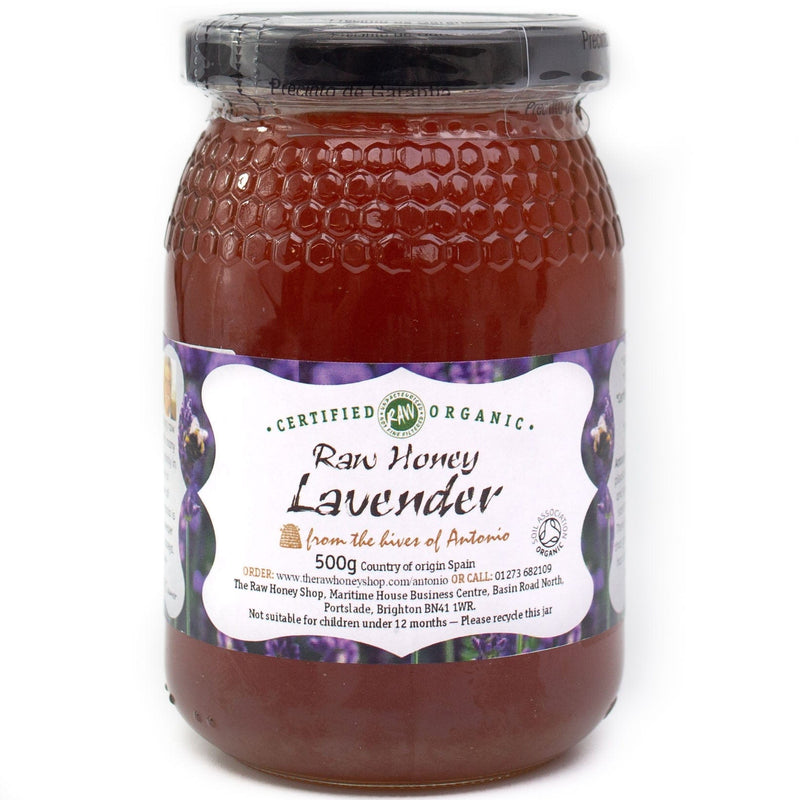 Raw Certified Organic Lavender Honey