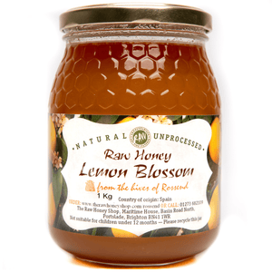 1kg glass jar of Lemon Blossom Honey