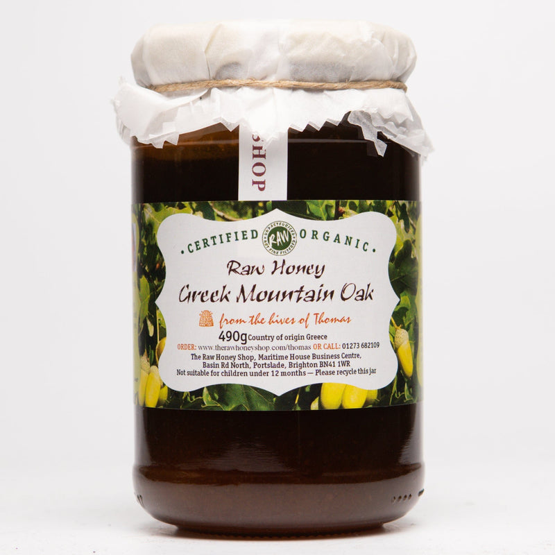 Artisan Raw Greek Mountain Oak Honey