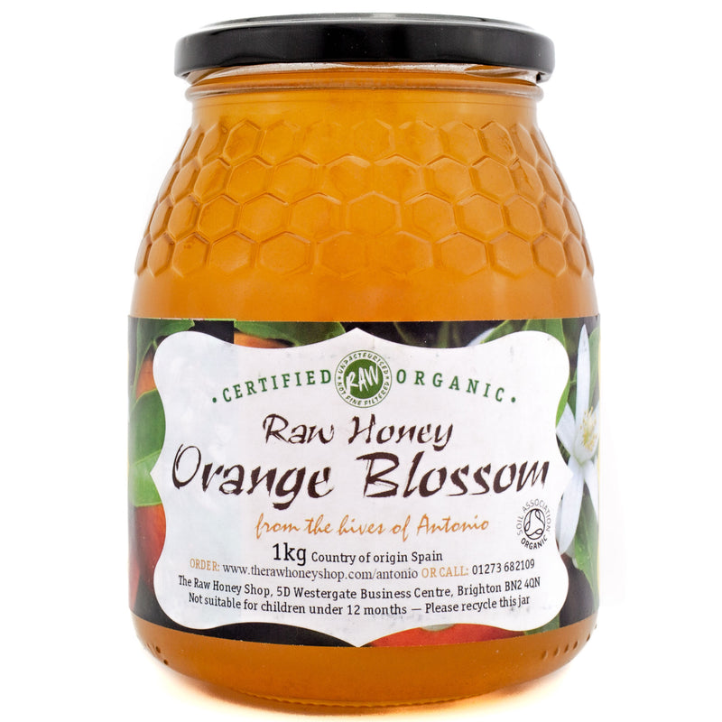 Antonio's Certified Organic Raw Orange Blossom Honey