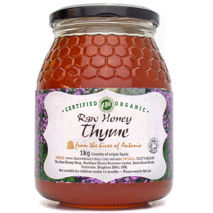 Raw Certified Organic Thyme Honey