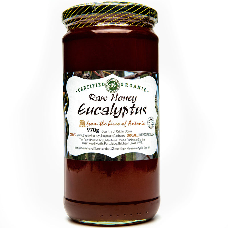 Raw Organic Eucalyptus Honey Certified Organic - 970g - Sale