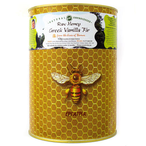 Artisan Greek Rare Vanilla Fir Raw Honey  - 5kg