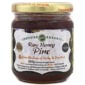 Raw Greek Organic Pine Honey - 250g - Gold Award Winner - SALE