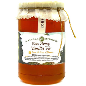 Artisan Greek Rare Vanilla Fir Raw Honey  - 490g
